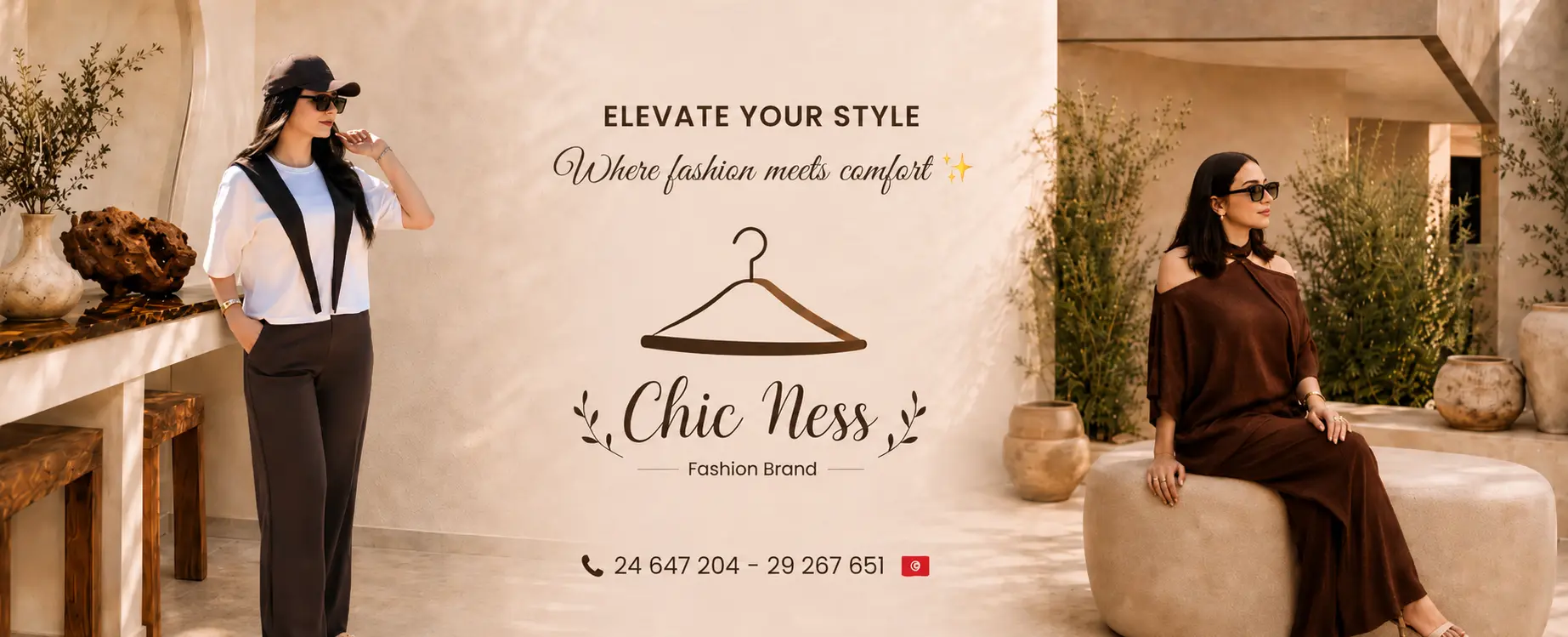 Luxury fashion header